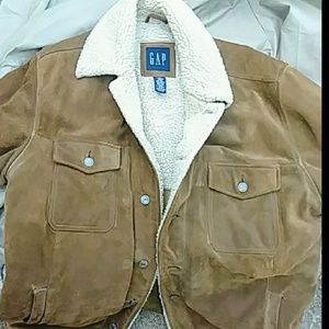 Men's gap leather jacket